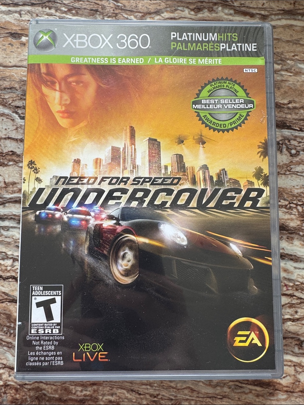 Xbox 360 Need for Speed Undercover Platinum Hits - Black/Orange